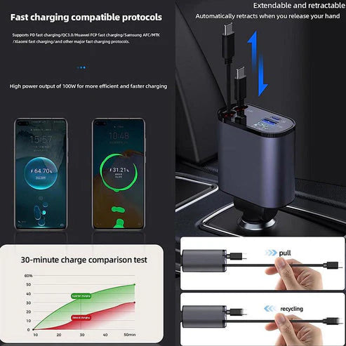 Retractable Car Charger