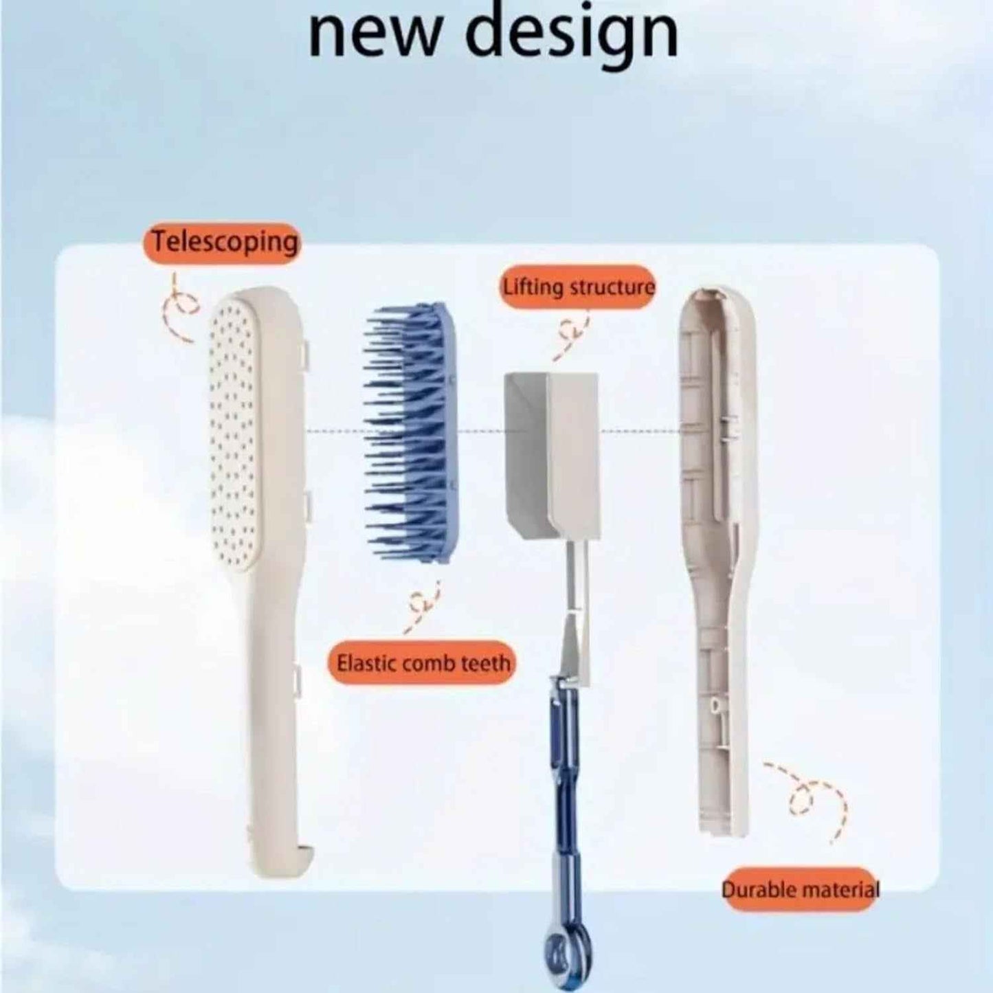 Self Cleaning Hair Brush for Effortless Grooming and Maintenance