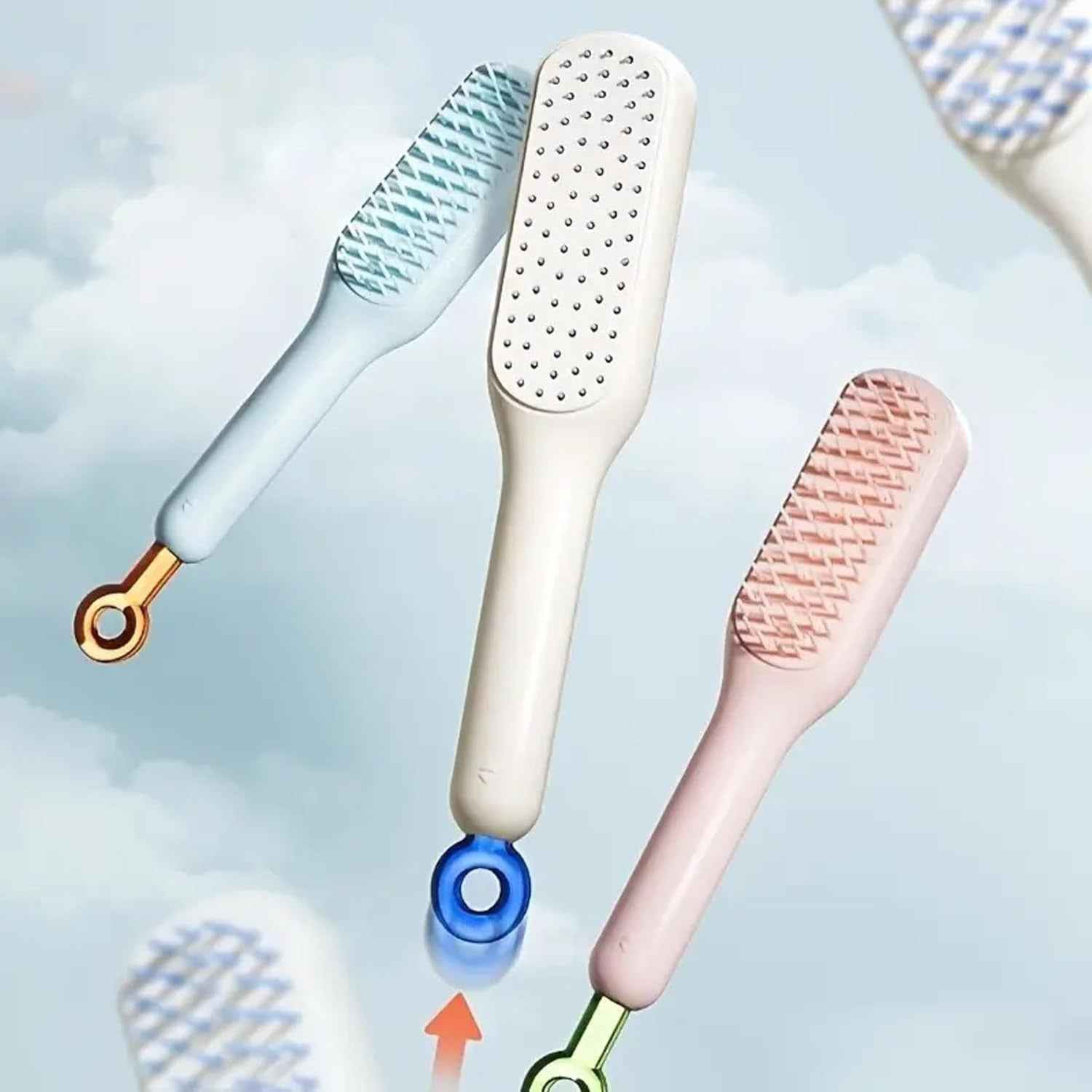Self Cleaning Hair Brush for Effortless Grooming and Maintenance