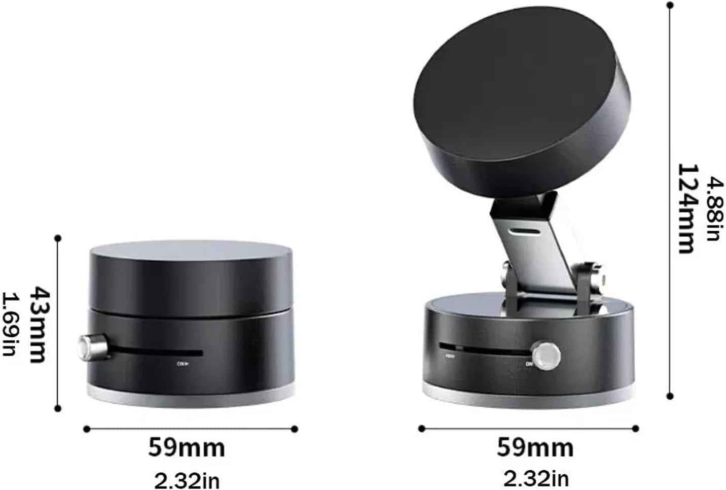 Foldable Vacuum Magnetic Car Phone Holder