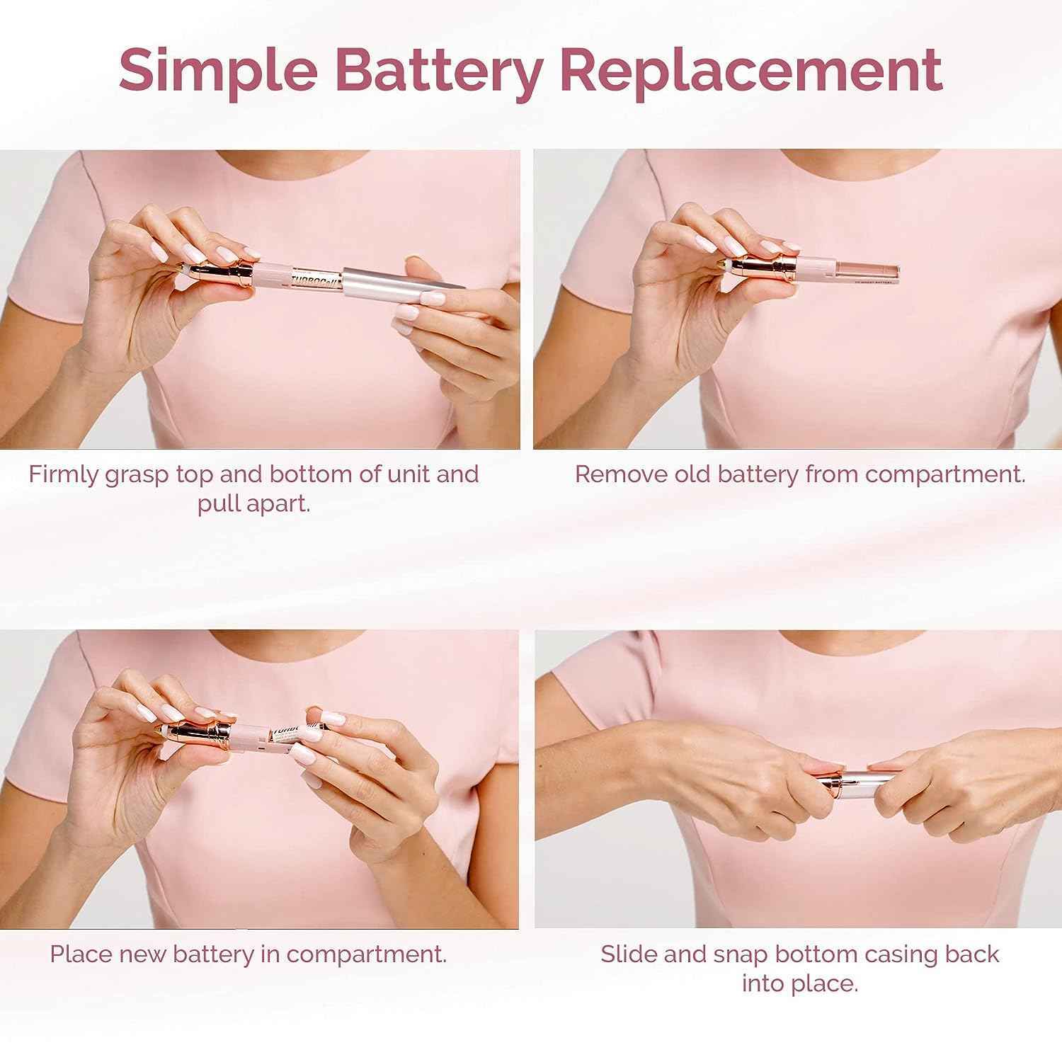 Flawless Hair Remover - Painless, Portable Hair Removal Tool for Smooth Skin