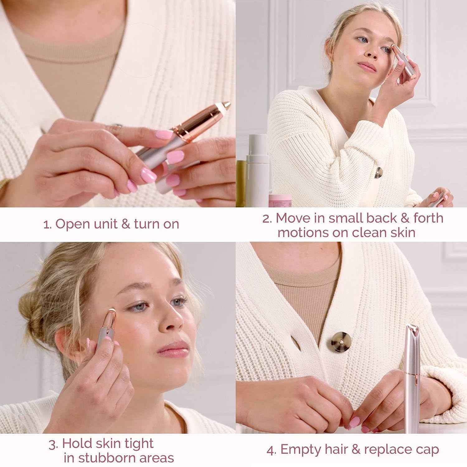 Flawless Hair Remover - Painless, Portable Hair Removal Tool for Smooth Skin